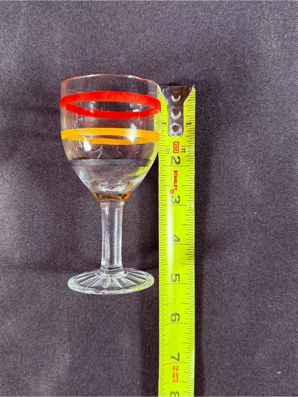 Vintage Libbey Mambo Fiesta Cordial glasses, set of 4